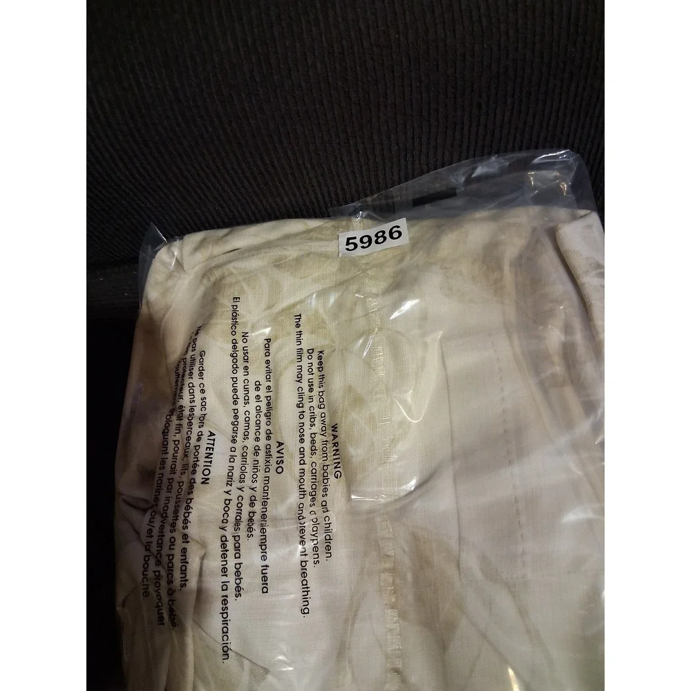 Tommy Bahama Mens XL Silk Short Sleeve Button Down Camp Shirt Beige Leaf Print